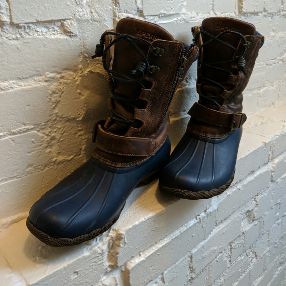 Sperry mid calf duck boots